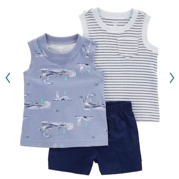 🚨 50% OFF BUNDLES! ENDS 12/7 🚨 Bundle of 3 NWT Carter's Outfits - Size 12 months - Picture 7 of 16